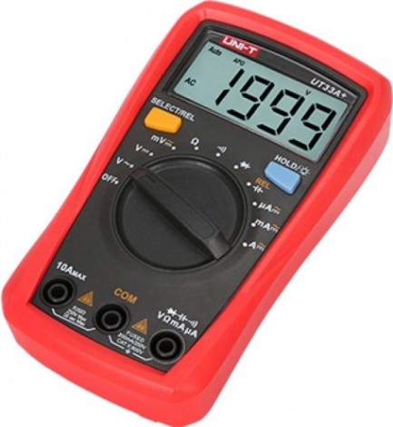 Мультиметр цифровой UNI-T UT33A портативный с автовыбором диапазона [13-0055]