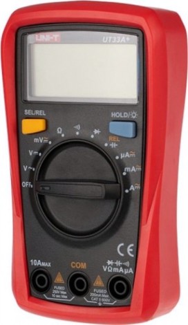 Мультиметр цифровой UNI-T UT33A портативный с автовыбором диапазона [13-0055]