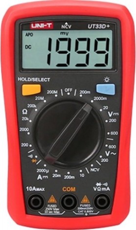Мультиметр цифровой UNI-T UT33D портативный [13-0058]