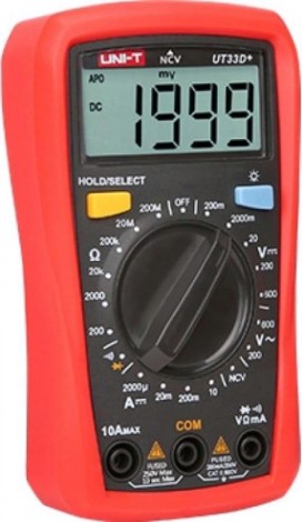 Мультиметр цифровой UNI-T UT33D портативный [13-0058]