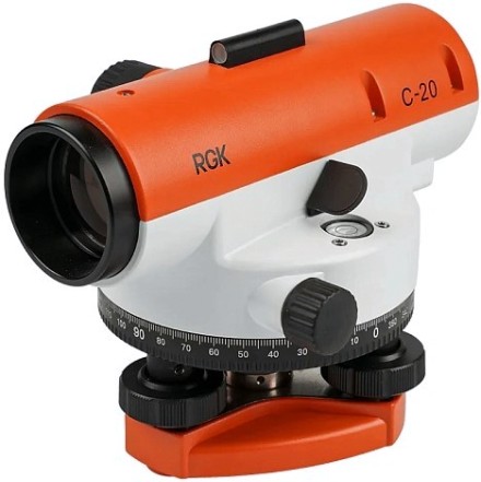 Нивелир оптический RGK C-20 С ПОВЕРКОЙ комплект [750028]