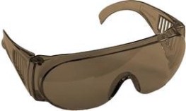 Очки защитные STAYER STANDART открытого типа, коричневые 11046 [11046]