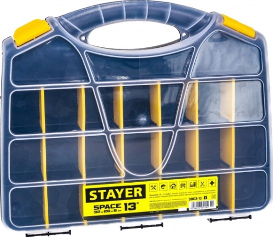 Органайзер STAYER SPACE-13 пластиковый, [38038-13_z01]
