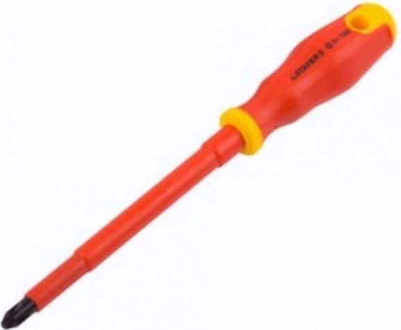 Отвертка крестовая диэлектрическая STAYER "PROFI" "ELECTRO" PH3 х 150 мм 25142-3-15 [25142-3-15_z01]