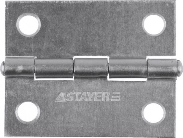 Петля дверная STAYER MASTER универсальная, цвет белый цинк, 50мм [37611-50-1]