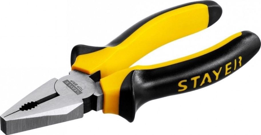Плоскогубцы STAYER TOPGrip 160мм, [2205-1-16_z02]
