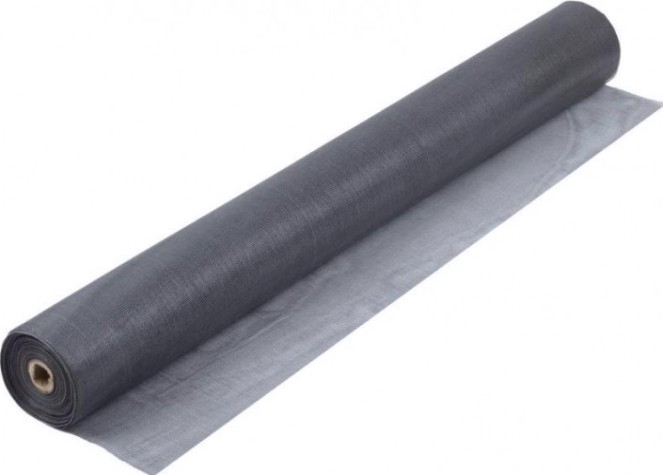 Противомоскитная сетка STAYER STANDARD в рулоне, стекловолокно+ПВХ серая 12526-09-30 [12526-09-30]