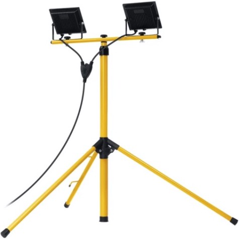 Прожектор STAYER 2х30Вт, 6500К IP65, 1.6 м светодиодные на штативе [56925-2-30]