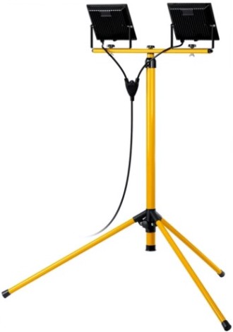 Прожектор STAYER 2х50Вт, 6500К IP65, 1.6 м светодиодные на штативе [56925-2-50]