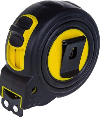 Рулетка STAYER BlackMax 10 / 25мм в ударостойком полностью обрезиненном корпу [3410-10_z02]