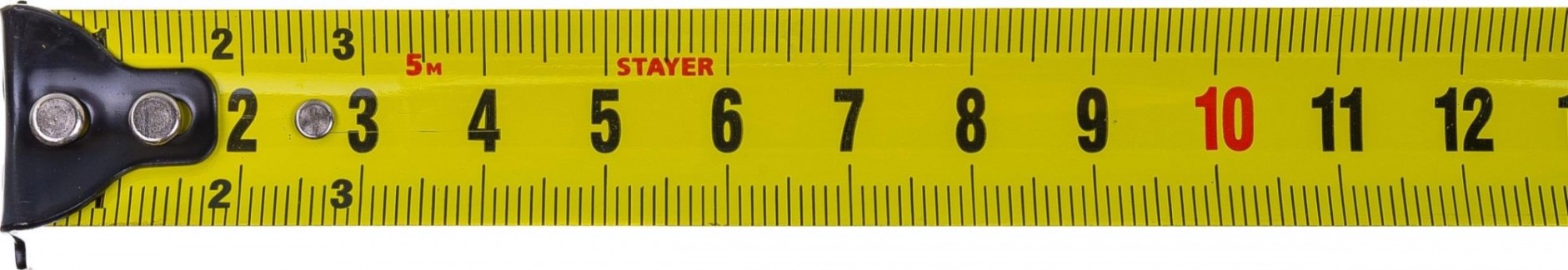 Рулетка STAYER LEADER 5м / 19мм с автостопом в ударостойком обрезиненном [3402-05-19_z02]
