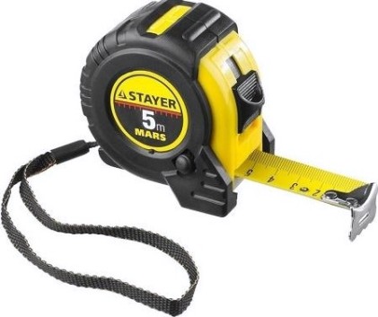 Рулетка STAYER "MARS" 5.0 м Рулетка STAYER "MARS" 5.0 м