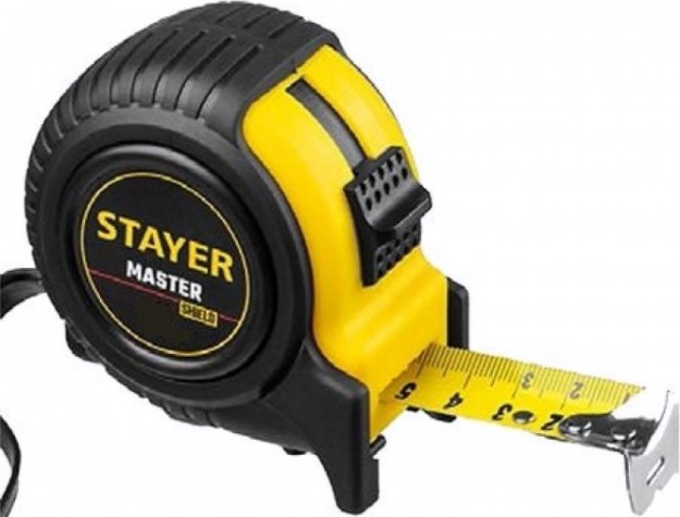 Рулетка STAYER MASTER 3м / 16мм в ударостойком обрезиненном корпусе [34025-03_z01]