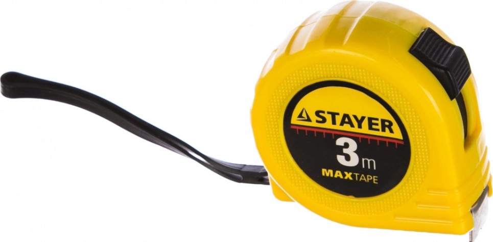 Рулетка STAYER MaxTape 3 / 16мм в ударопрочном корпусе из abs [34014-03-16]