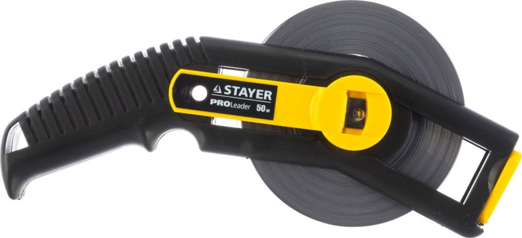 Рулетка STAYER PROLeader 50 мерная геодезийная лента "professional" 50м [2-34183-050]