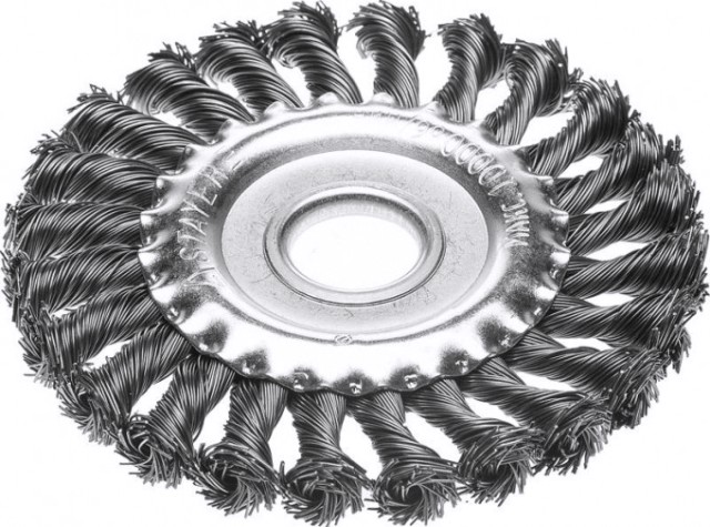 Щетка обдирочная для УШМ круглая STAYER D-150 М14 35120-150 [35120-150]