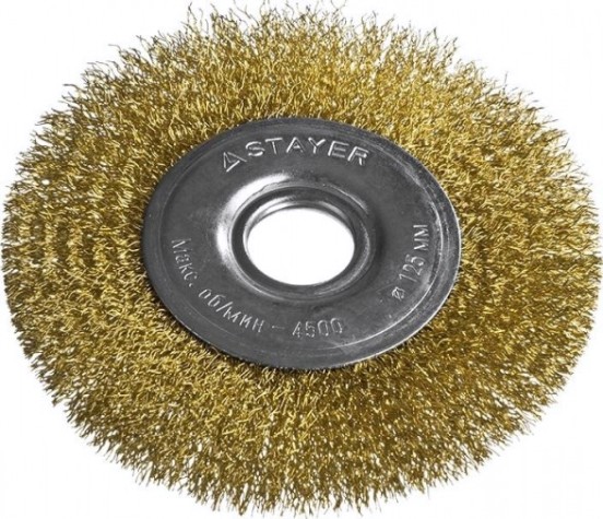 Щетка обдирочная для УШМ круглая STAYER D-150 М14 35122-150 [35122-150]
