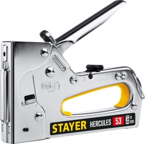 Скобозабиватель ручной STAYER HERCULES-53 рессорный тип 53(4-14мм)/13/300 [31519]