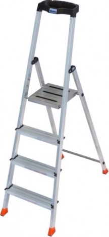 Стремянка алюминиевая KRAUSE MONTO SAFETY 4 ступени [128942]