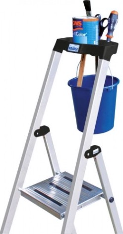 Стремянка алюминиевая KRAUSE MONTO SAFETY 5 ступеней [128959]