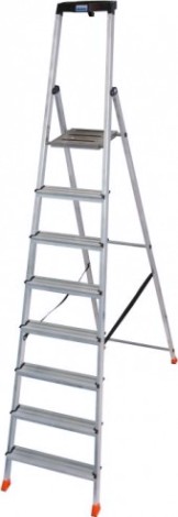 Стремянка алюминиевая KRAUSE MONTO SAFETY 8 ступеней [128980]