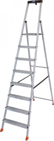 Стремянка алюминиевая KRAUSE MONTO SAFETY 8 ступеней [128980]