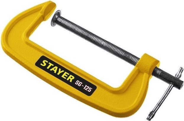 Струбцина G-образная STAYER SG-125 тип g 125 мм, [3215-125_z02]