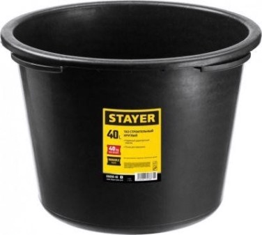 Таз строительный STAYER 40 л круглый [06098-40_z01]