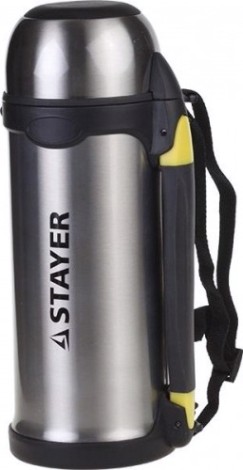 Термос туристический STAYER COMFORT с ручкой, 1000мл 48110-1000 [48110-1000]