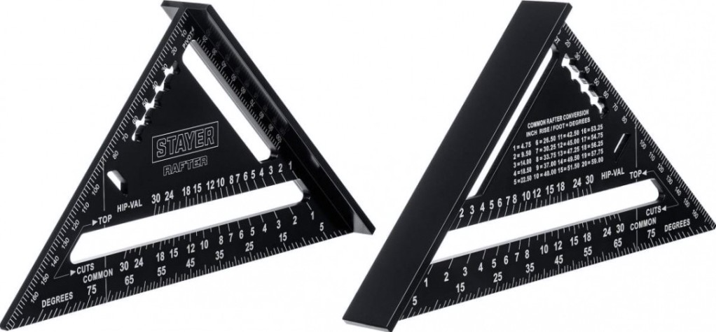 Угольник STAYER 34306-17 кровельный универсальный, 170 мм
