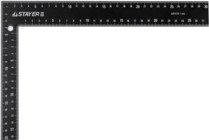 Угольник столярный STAYER "MASTER" 300 х 200 мм 3435-30 [3435-30]