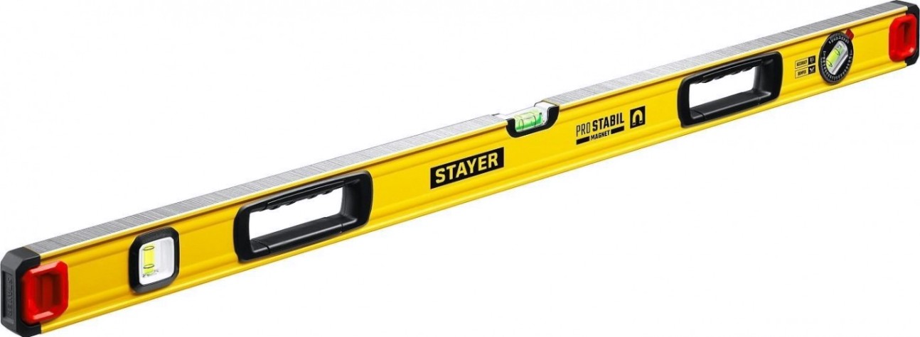 Уровень строительный STAYER ProStabil Magnet 2000 мм магнитный, фрезерованный [3480-200]