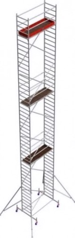 Вышка-тура алюминиевая KRAUSE STABILO 10-2,5 Н-14,4 м 741417 [741417]