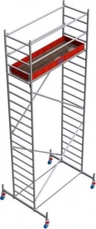 Вышка-тура алюминиевая KRAUSE STABILO 10-2 Н- 6,4 м 731333 [731333]