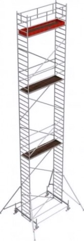 Вышка-тура алюминиевая KRAUSE STABILO 100-2,5 Н-13,4 м 741141 [741141]
