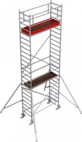 Вышка-тура алюминиевая KRAUSE STABILO 1000-2 Н- 7,3м 738073 [738073]