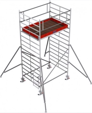 Вышка-тура алюминиевая KRAUSE STABILO 5000-2 Н- 5,3 м 739056 [739056]