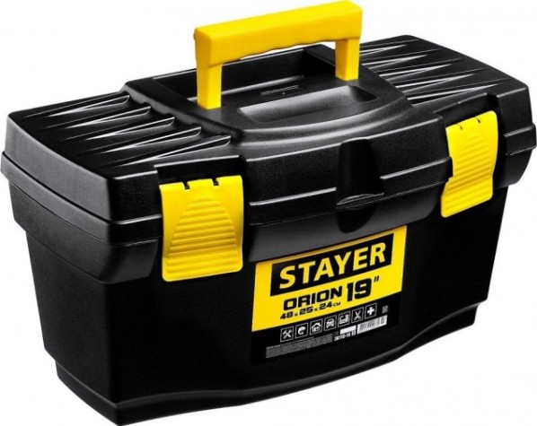 Ящик для инструмента STAYER ORION-19 пластиковый, [38110-18_z03]