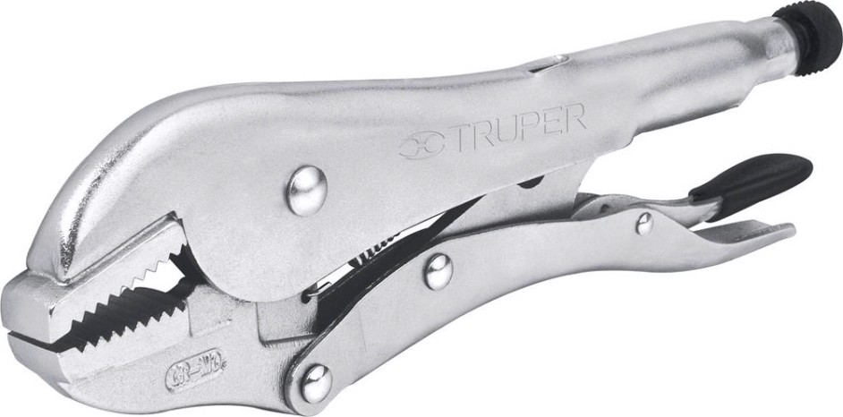 Зажим с фиксатором TRUPER PPT-10R с прямыми губками 250 мм 17424 [17424]